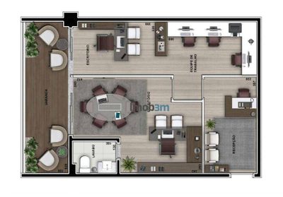 Sala-Conjunto, 66 m² - Foto 2
