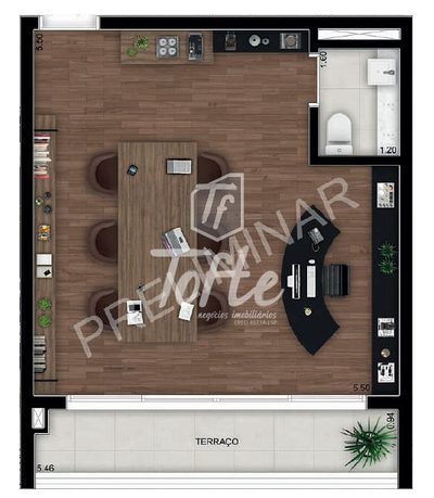 Sala-Conjunto, 49 m² - Foto 2