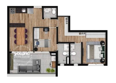 Apartamento, 2 quartos, 68 m² - Foto 5
