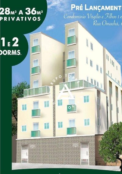 Sobrado, 2 quartos, 36 m² - Foto 1