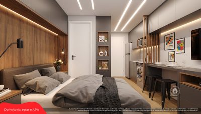 Apartamento, 1 quarto, 28 m² - Foto 5
