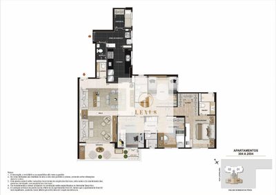 Apartamento, 4 quartos, 221 m² - Foto 3