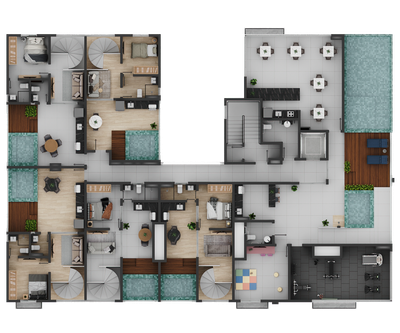 Cobertura, 3 quartos, 108 m² - Foto 3