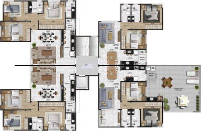 Apartamento, 3 quartos, 75 m² - Foto 2