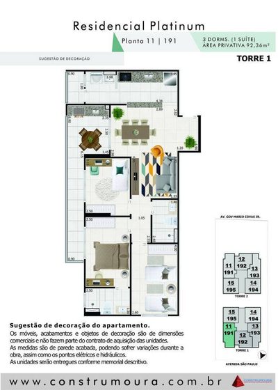 Apartamento, 3 quartos, 92 m² - Foto 2