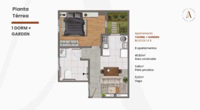 Apartamento, 1 quarto, 40 m² - Foto 1