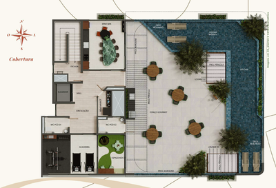 Apartamento, 1 quarto, 35 m² - Foto 2