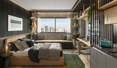 Apartamento, 1 quarto, 25 m² - Foto 1