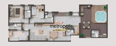 Cobertura, 3 quartos, 120 m² - Foto 2