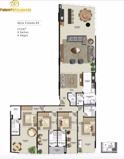 Apartamento, 213 m² - Foto 2