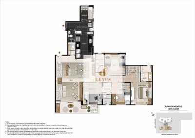 Apartamento, 4 quartos, 197 m² - Foto 3