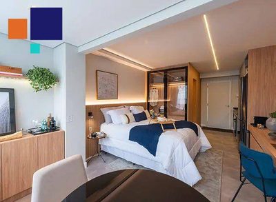 Apartamento, 1 quarto, 46 m² - Foto 3