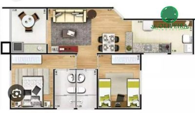 Casa de Condomínio, 3 quartos - Foto 1