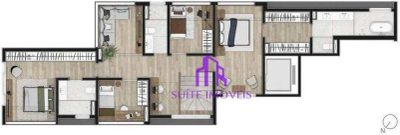 Apartamento, 3 quartos, 194 m² - Foto 2