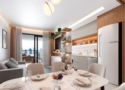 Apartamento, 3 quartos, 66 m² - Foto 2