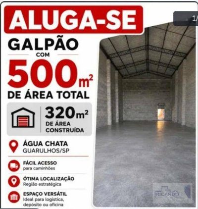Depósito-Galpão, 320 m² - Foto 1