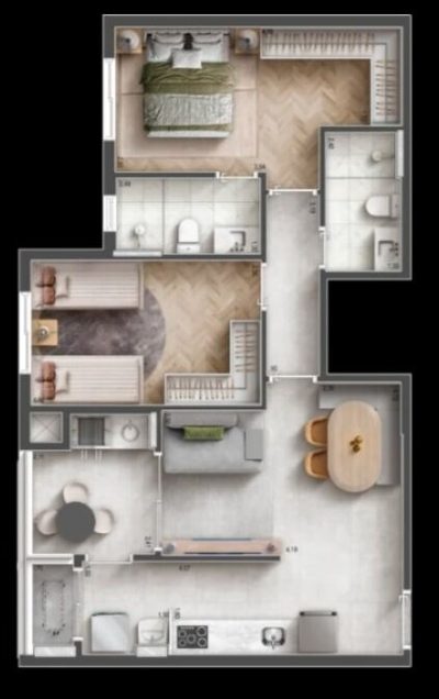 Apartamento, 3 quartos - Foto 2