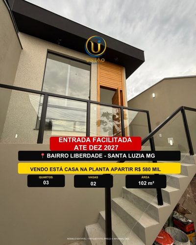 Casa, 3 quartos, 102 m² - Foto 1