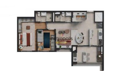 Apartamento, 2 quartos, 83 m² - Foto 2