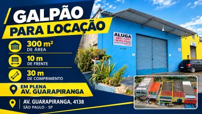 Depósito-Galpão, 300 m² - Foto 1