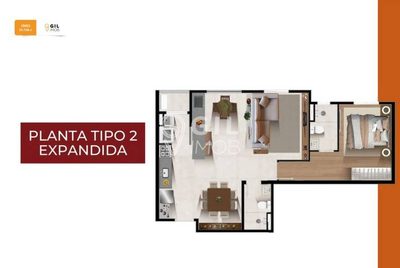 Apartamento, 2 quartos, 58 m² - Foto 2