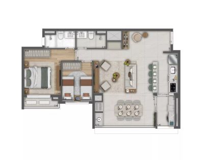Apartamento, 3 quartos, 130 m² - Foto 4