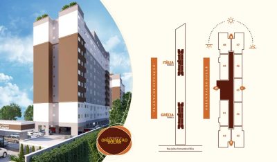 Apartamento, 3 quartos, 57 m² - Foto 2