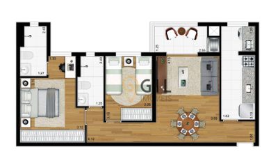Apartamento, 3 quartos, 83 m² - Foto 4