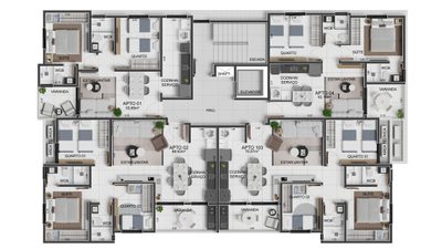 Apartamento, 3 quartos, 68 m² - Foto 4