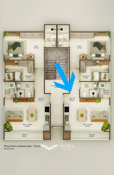 Apartamento, 2 quartos, 65 m² - Foto 5