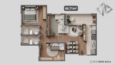 Apartamento, 2 quartos - Foto 5