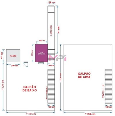 Depósito-Galpão, 380 m² - Foto 2