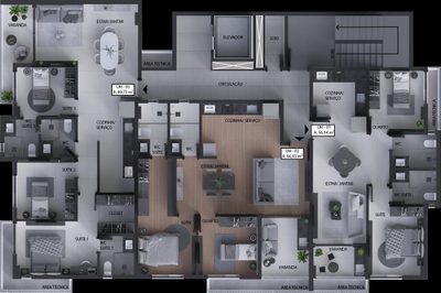 Apartamento, 3 quartos, 81 m² - Foto 1