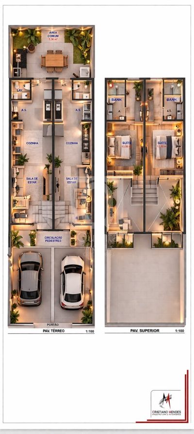 Sobrado, 1 quarto, 51 m² - Foto 2