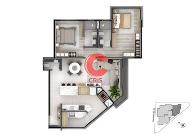 Apartamento, 2 quartos, 100 m² - Foto 4