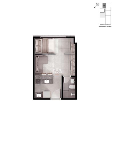 Apartamento, 1 quarto, 26 m² - Foto 3