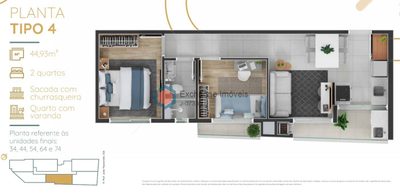 Apartamento, 2 quartos - Foto 5