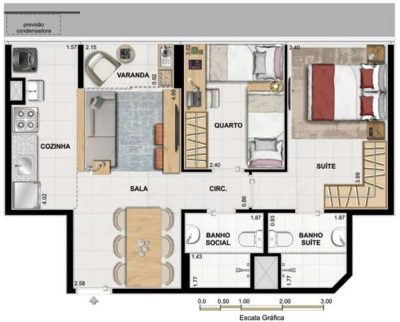 Apartamento, 2 quartos, 54 m² - Foto 4