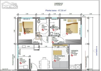 Casa, 2 quartos, 67 m² - Foto 3