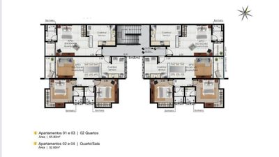 Apartamento, 1 quarto, 58 m² - Foto 2