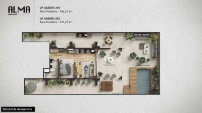 Apartamento, 1 quarto, 196 m² - Foto 1
