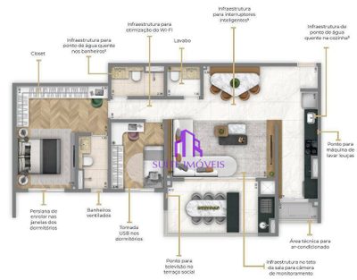 Apartamento, 3 quartos, 90 m² - Foto 5
