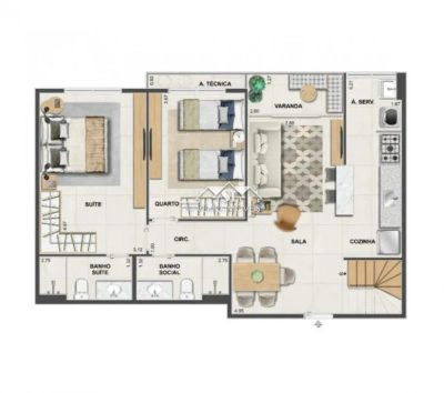 Apartamento, 3 quartos, 129 m² - Foto 2