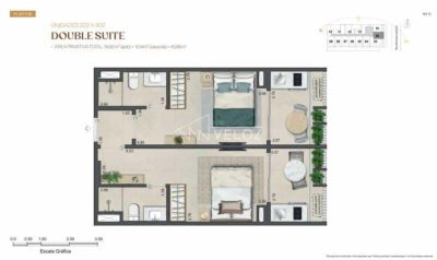 Apartamento, 2 quartos, 46 m² - Foto 3