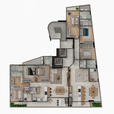 Apartamento, 3 quartos, 158 m² - Foto 3