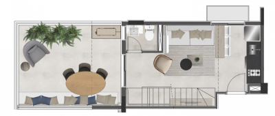 Apartamento, 1 quarto, 31 m² - Foto 1
