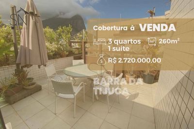 Cobertura, 3 quartos, 260 m² - Foto 1