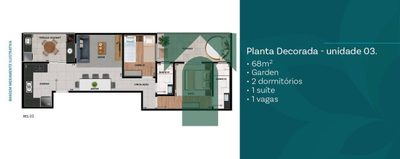 Apartamento, 2 quartos, 68 m² - Foto 1