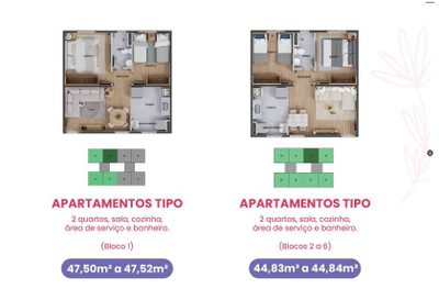 Apartamento, 2 quartos - Foto 3