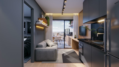 Apartamento, 1 quarto, 17 m² - Foto 5